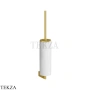 Gessi Origini Туалетный ершик настенный, белый 66419-716, Gold Br. PVD