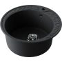 Omoikiri Tovada 51 Кухонная мойка Artgranit круглая 4993369 черный