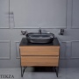 ARMADI ART Vallessi Тумба под раковину 837-080-D, DARK OAK (тёмный дуб)