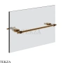 Gessi Jacqueline Полотенцедержатель для крепления на стекло, 30 см 77511-726, бронза Brushed