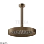 Gessi Incastri RIGATO Верхняя лейка D25 с потолочным кронштейном 63750-761, бронза Coffee