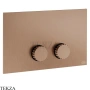 Gessi Incastri Клавиша смыва для инсталляции Geberit Sigma 8 и Sigma 12 75611-708, медь Brushed