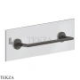 Gessi ANELLO Полотенцедержатель для крепления на стекло, 30 см 63824-707, Black Metal Brushed PVD