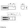 Gessi RILIEVO Крючок для халата и полотенец 59521-030, Copper глянец