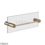 Gessi RILIEVO Полотенцедержатель для крепления на стекло, 30 см 59562-726, Warm Bronze Br. PVD