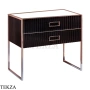 ARMADI ART MONACO Тумба под раковину 100 см 866-100-BCR, BLACK (чёрный глянец), хром