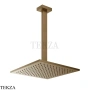 Gessi Rettangolo shower Верхний душ с потолочным кронштейном под размер 15199-791, Deep Bronze Brushed PVD