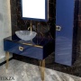 ARMADI ART LUCIDO Столешница 81 см 853-080-BL, насыщенный синий