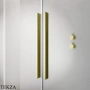 Radaway Furo SL PND II Шторка на ванну 53,8 см, левая, 10309538-99-01L, брашированное золото