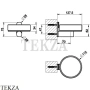 Gessi 316 ACCESSORIES Мыльница настенная, композит белый 54701-239, Steel Brushed