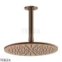 Gessi INCISO SHOWER Верхняя душевая лейка с кронштейном 58250-708, Copper Brushed PVD