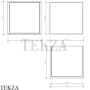 Decor Walther BROWNIE BOD1 Бокс для ванных принадлежностей 0930850, белый матовый, эко-кожа