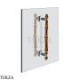 Gessi Jacqueline Полотенцедержатель для крепления на стекло, 20 см 77631-031, хром глянец