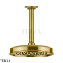 Gessi VENTI20 Верхний душ 200 с потолочным креплением под размер 65150-716, Gold Br. PVD