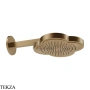 Gessi Ludovica Верхняя душевая лейка с кронштейном из стены 76149-791, бронза Deep
