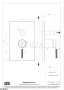 Gessi INGRANAGGIO Смеситель для душа, 2 потока, внешняя часть 63577-791, Deep Bronze Br. PVD