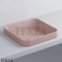Cielo ENJOY Раковина полувстраиваемая квадратная, без перелива EJLASIQ CP, Cipria