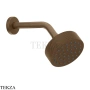 Gessi ANELLO Верхняя лейка D11,8 см с кронштейном 63354-761, Coffee Bronze Brushed PVD