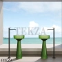 Dea Design Pedestal Basin Раковина напольная Glasstech DD2018 425 R3, Emerald R3