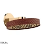 Gessi Pelle Tresse Верхняя лейка с кронштейном D30,5 см, 78248-430, Red Cherry/ Warm Bronze PVD
