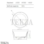 Dea Design Round Ванна отдельностоящая круглая D130 Solid Surface DD8626 1300 17, Red Wine №17