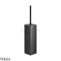 Gessi Jacqueline Туалетный ёршик напольный 77543-706, black хром глянец