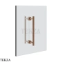 Gessi Ludovica Полотенцедержатель для крепления на стекло, 20 см 76630-708, медь Brushed
