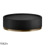 Gessi INCISO accessories Мыльница настольная, черный 58526-791, Deep Bronze Br. PVD