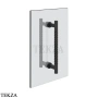 Gessi Pelle Tresse Полотенцедержатель для крепления на стекло, 20 см, 78730-438, Nero/ Matte Black