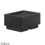 Gessi Rettangolo Мыльница настольная, композит черный 20826-299, Black XL
