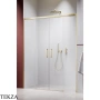 Radaway Idea DWD Дверь в нишу раздвижная двустворчатая 150 см, 387125-98-01, брашированное светлое золото