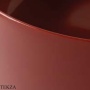 ArtCeram Rombo & Millerighe раковина накладная с ромбовидным рельефом OSL009 68 00, Paprika глянец