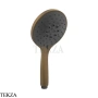 Gessi Shower Душевая лейка 3-х позиционная с черным диском 14378-713, Antique Brass