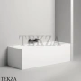 SALINI ORLANDA KIT Ванна встраиваемая S-Sense, щелевой слив 102115G, белый глянцевый