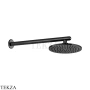 Gessi Goccia Верхняя лейка с кронштейном D20 см 33655-706, Black Metal PVD