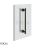 Gessi Jacqueline Полотенцедержатель для крепления на стекло, 30 см 77733-706, black хром глянец