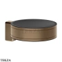 Gessi Pelle Tresse Мыльница настенная круглая 78501-761, Coffee Bronze Brushed PVD