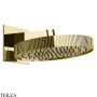 Gessi Incastri Верхняя лейка D30 с кронштейном из стены 75149-710, шампань глянец