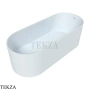 Flaminia Oval ванна овальная отдельностоящая 170×70×55 см, голубой Azzurro Polvere глянец
