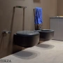 Flaminia Bonola унитаз подвесной GoClean чаша без ободка BN118GCAR, чёрный Carbone матовый