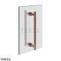 Gessi Pelle Tresse Полотенцедержатель для крепления на стекло, 30 см 78631-708, Copper Brushed PVD