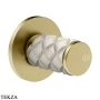 Gessi Pelle Tresse Смеситель-рычаг управления, внешняя часть 78209-435, Crème/ Brass Br. PVD