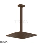 Gessi Rettangolo shower Верхний душ с потолочным кронштейном под размер 15199-845, Dark Bronze
