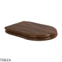 Flaminia EFI сиденье с крышкой из массива ореха, орех, петли хром глянец
