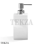 Decor Walther PORZELLAN DW 6270 Дозатор для жидкого мыла настольный 0846100, белый-хром глянец
