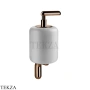 Gessi Goccia Дозатор для жидкого мыла, белая керамика 38013-030, Copper PVD
