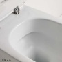 ArtCeram Ten 4.0 унитаз приставной чаша без ободка The.Rimless слив в пол/стену TEV008 05 00, белый матовый