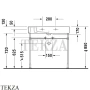 Duravit Vero Раковина подвесная и для мебели 0329850000, белый глянец
