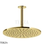 Gessi INCISO SHOWER Верхняя душевая лейка с кронштейном 58250-246, Gold PVD