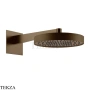 Gessi Inverso Diamantato Верхняя душевая лейка с кронштейном 63468-761, Coffee Bronze Brushed PVD